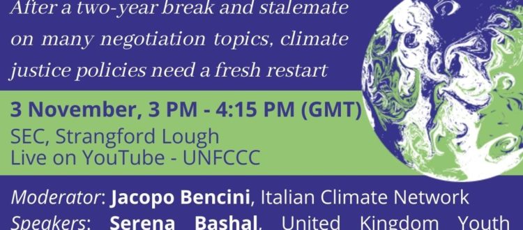italian climate network side events_cop 26